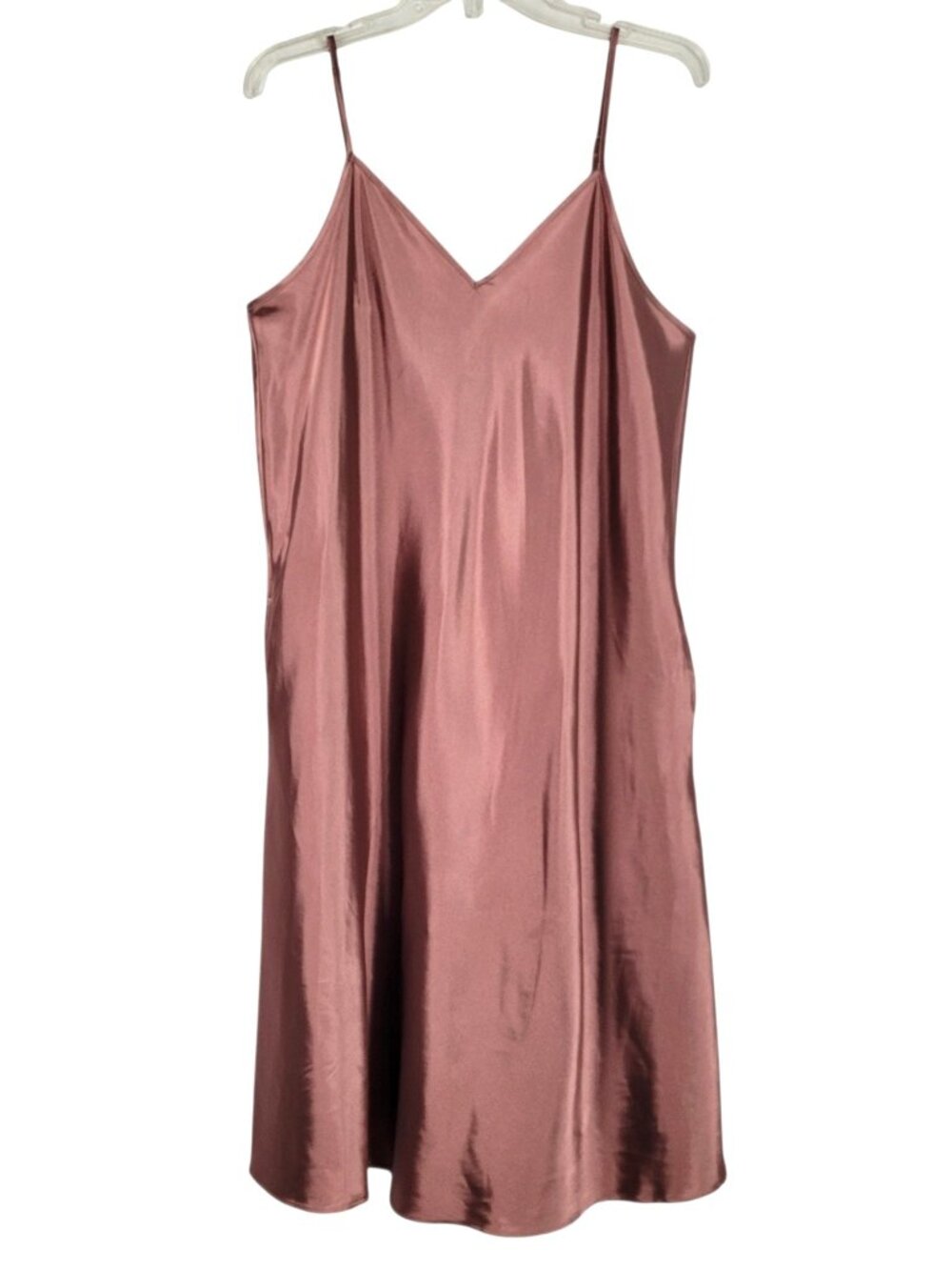 Cabernet Chemise Nightgown Womens L Rose Satin Sleeveless Romantic Feminine Sexy